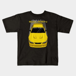 Ford Mustang Saleen SN95 - 1999-2004 - Yellow Kids T-Shirt